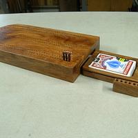 Cribbage Board w/Drawer