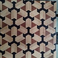 Cutting Board End Grain Scaffold Pattern - Project by Peter Jones 