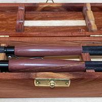 Juniper pen and pencil set with box - Project by Dave Polaschek