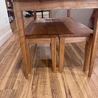 Small Farmer's Dining Table and Benches