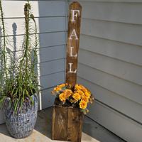 Fall vertical planter - Project by weekendwarrior