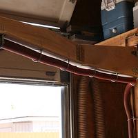 over head dust collector boom arm