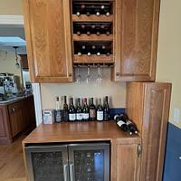 Built-in Wine Bar and Cabinets