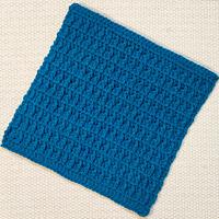 Easy Textured Crochet Dishcloth Pattern - Project by rajiscrafthobby