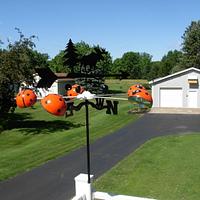 Lady Bug Windmill and Weathervane  ( Rebuild)