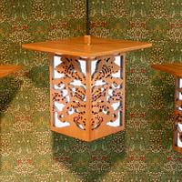 How to make Japanese style ceiling light pendants 