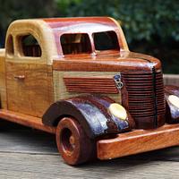 1937 Aussie Ford Ute Replica Model in timber “scratch built” - A gift for an old friend!  Finished!