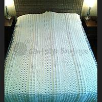 Crochet Wedding Blanket | Honeymoon Blanket | Housewarming Blanket | Heirloom Blanket