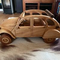 Wooden model build - Citroen 2CV