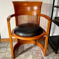 Leather seat replacement for Frank Lloyd Wrights Barrel Chair
