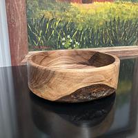 Black walnut bowl