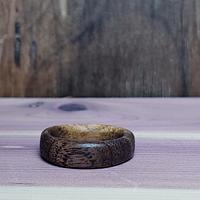Black walnut ring with cedar box