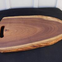 Natural Edge Mesquite  Charquterie Board - Project by Jim Jakosh