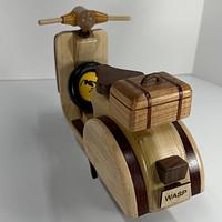Completed Dutchy Wasp scooter - Project by PapaDave