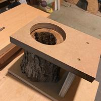Log birdhouse