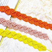 How To Crochet A Easy Cluster Bookmark in Just 10 Minutes - Project by rajiscrafthobby