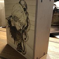 Small Box - pyrography ( not laser)