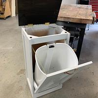Trash cabinet