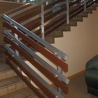 Adding safety rails to a church railing