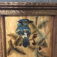Marquetry Blue Jay "window".