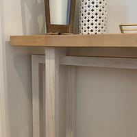 Simple but modern console table 