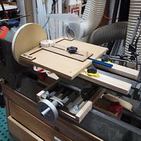 Lathe disk sander with micro adjustment... MK 2.