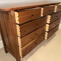 Walnut dresser
