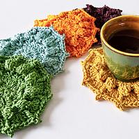 Easy Autumn Crochet Coasters for Fall Table Decor - Project by rajiscrafthobby