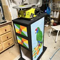 My new scroll saw cabinet on wheels. - Project by Angelo