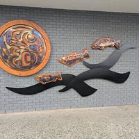 Casino, Indigenous wall Art Collaboration - Project by WestCoast Arts