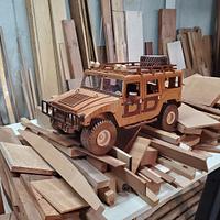 Using scrap wood, hummer - Project by Tim0001