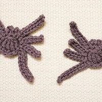 Easy Crochet Spider Applique Halloween Pattern  - Project by rajiscrafthobby