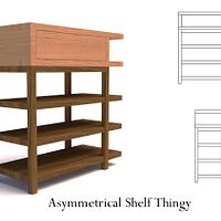 Asymmetrical Shelf