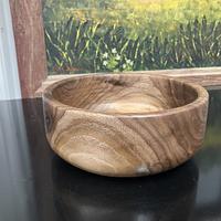 Black walnut bowl