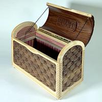 Carved Tufted Treasure Box