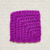 Solid Double Crochet Mitered Square with No Gaps - Project by rajiscrafthobby