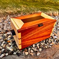 Keepsake Box in Sapele and Maple