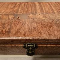 Maple wood burl keepsake box