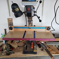 Someone gets a drill press table
