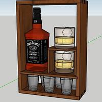 Cherry Whiskey Cabinet