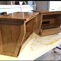 Ambrosia Maple Floating Nightstands - Project by Dan B