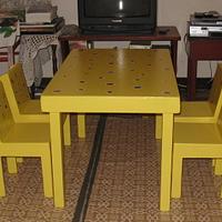CHILDRENS TABLE AND CHAIRS - Project by CLIFF OLSEN