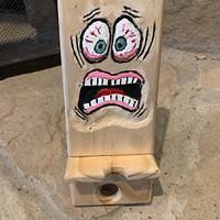 Phone Stand made from petrified wood