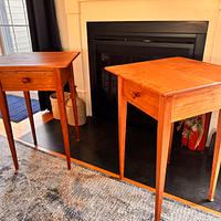 Shaker Style End Tables in Cherry - Project by Alan Sateriale