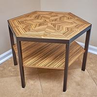 Hexagonal Cocktail Table - Project by Ron Stewart