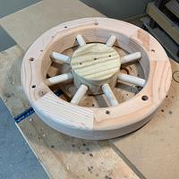 Wooden Wheel Barrow