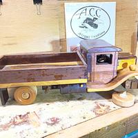  The beauty of a strong playable wooden toy trucks, they are repairable.   - Project by crowie