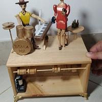 A moving wooden concert automaton - Project by siavash_abdoli_wood