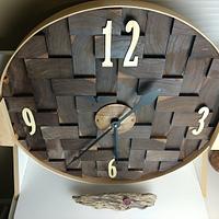 Walnut End Grain Clock