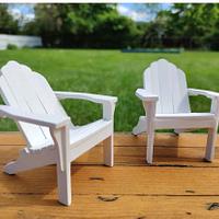 1/12 scale Adirondack chairs - Project by Durrwood
